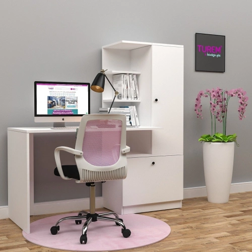 Mine Dolaplı Çalışma Masası