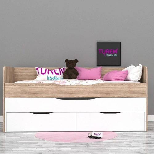 Minel Çekmeceli Yavrulu Sedir