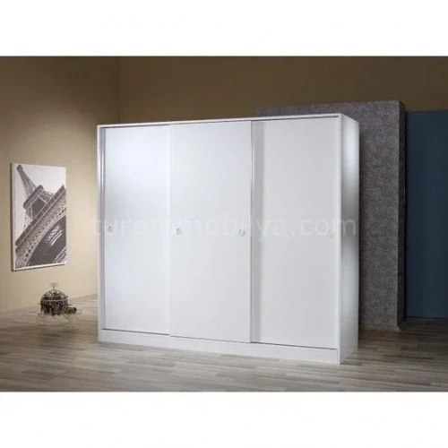 Minel Sürgülü Gardrop Mdf/Mdf Mdf