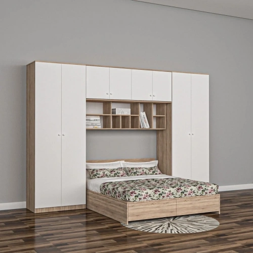 Moll Yatak Üstü Gardrop Mdf