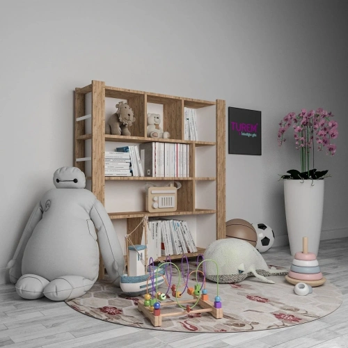 Montessori Çok Amaçlı Kitaplık Suntalam