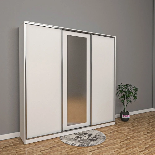 Moon Sürgülü Gardrop Mdf