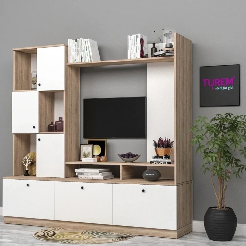 Mozaik Tv Ünitesi Mdf