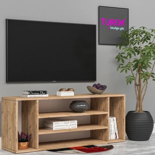 Nesrin Kitaplıklı Tv Sehpası Mdf