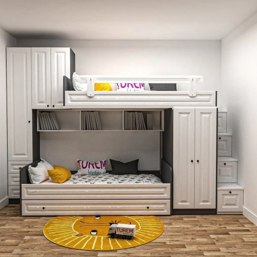 Nicole Genç Odası Takımı Mdf