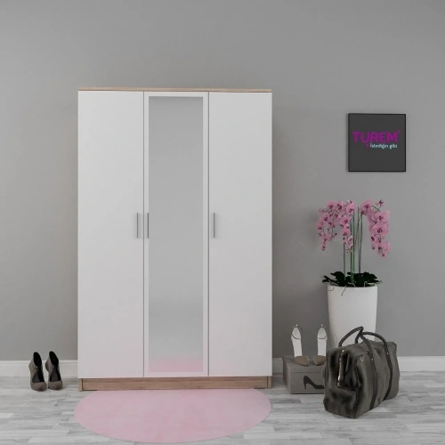 Novan Aynalı Portmanto Mdf