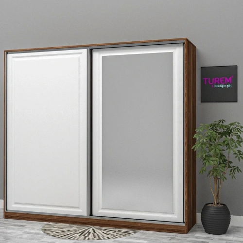 Özel İmalat Sürgülü Gardırop Mdf