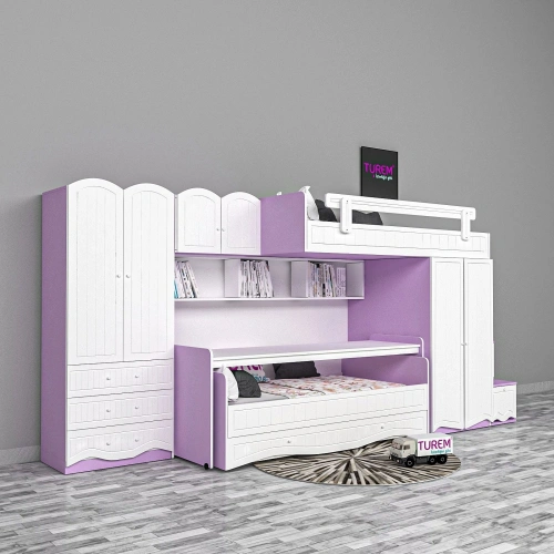 Özel Tasarım Çalışma Masalı Ranza