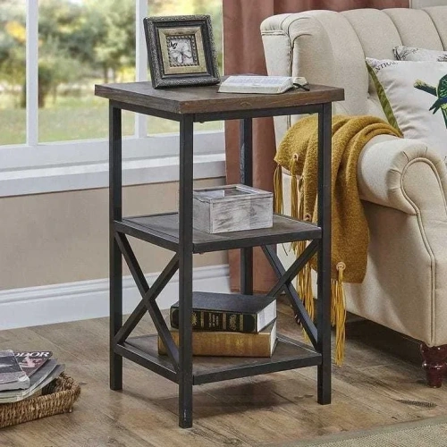 Pırıl Metal Kitaplık Mdf