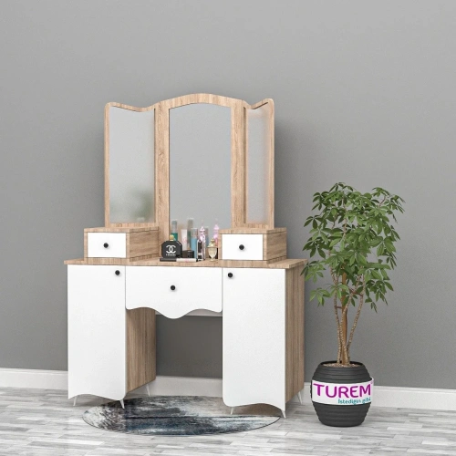 Prenses Aynalı Makyaj Masası Suntalam