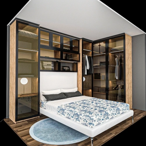 Progress Reflekte Yatak Üstü Gardrop Suntalam