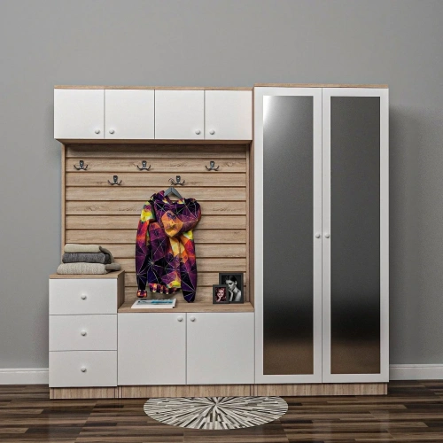 Puff Özel Ölçü Portmanto Mdf