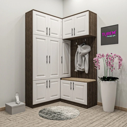 Quart Özel Tasarım Portmanto Mdf