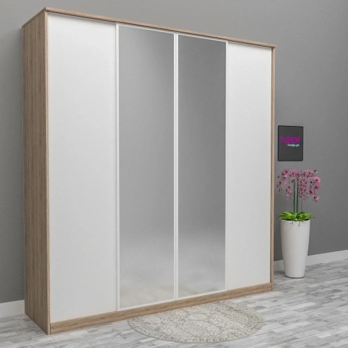 Rudy Aynalı Gardırop Mdf