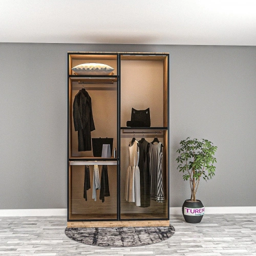 Santiago Reflekte Camlı Gardrop