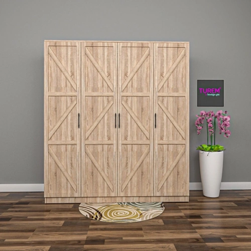 Şebboy 4 Kapılı Gardrop Suntalam