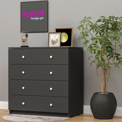 Toprak 4 Çekmeceli Şifonyer Suntalam