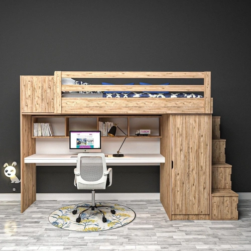 Trendy Çalışma Masalı Ranza Suntalam