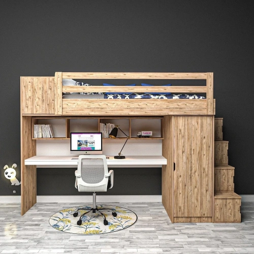 Trendy Çalışma Masalı Ranza Mdf