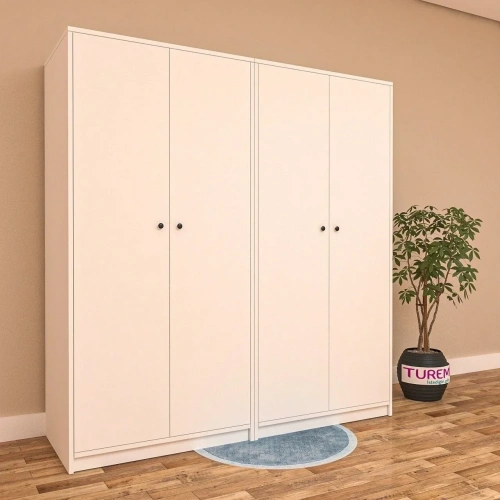 Troy 4 Kapılı Gardırop Mdf