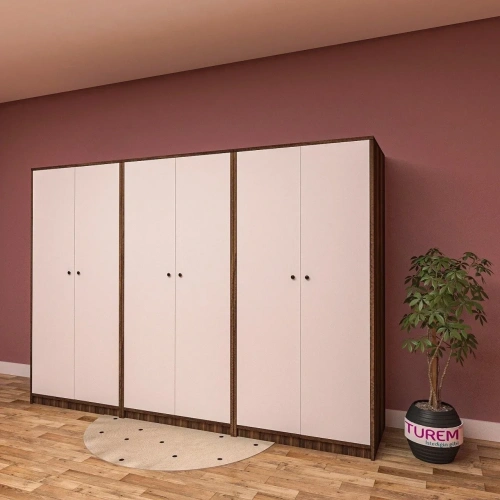 Troy 6 Kapılı Gardırop Mdf