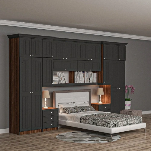 Valle Yatak Üstü Gardrop Mdf