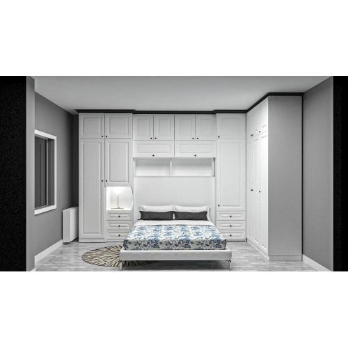 Vişne Yatak Üstü Gardrop