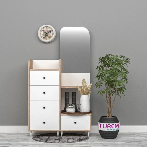 Vizyon Genç Odası Aynalı Şifonyer Suntalam