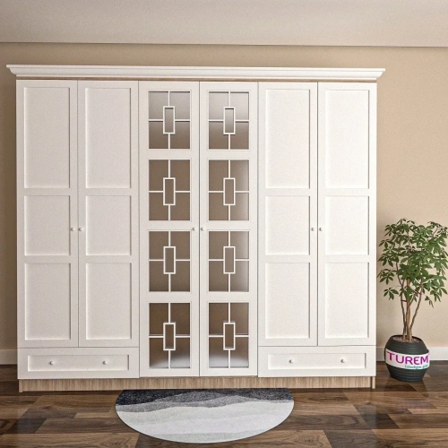 Winter 6 Kapılı Gardırop Mdf