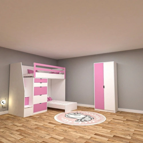 Wooden Genç Odası Takımı Suntalam