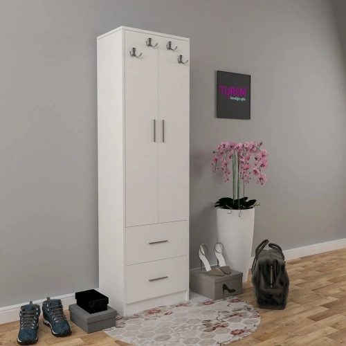 Yağmur Tek Bloklu Portmanto Mdf