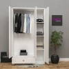 3 Kapılı 1 Çekmeceli Gardrop Mdf