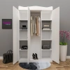 3 Kapılı Taçlı Gardrop Mdf