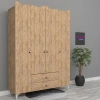 4 Kapılı Gardrop Suntalam/Mdf Suntalam
