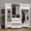 5 Kapılı 4 Çekmeceli Gardırop