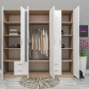 6 Kapılı 4 Çekmeceli Gadırop Mdf