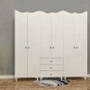6 Kapılı Country Gardırop Mdf