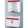 80 cm mdf kırmızı banyo dolabı Suntalam