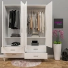 Ayışığı 4 Kapılı Gardrop Mdf