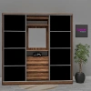 Black Wood Gardırop Mdf