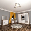 Black Wood Yatak Odası Takımı Mdf