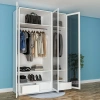Camelia 3 Kapılı Reflekte Gardırop Mdf