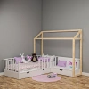 Çatılı Montessori Yatak Mdf