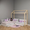 Çatılı Montessori Yatak Mdf