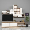 Geometrik Membran Tv Ünitesi Mdf