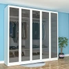 Jessica 5 Kapılı Reflekte Gardırop Mdf