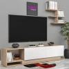 Kar Beyaz Elite Tv Sehpası Mdf
