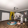 Klasik Masalı Ranza Ve 4 Kapılı Gardrop Mdf