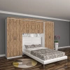Klasik Modern Yatak Üstü Gardrop Mdf