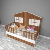 Livana Çatılı Montessori Yatak Mdf